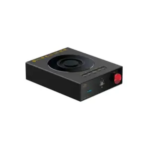 Lettore CD Shanling ET3 EVO con manopola rossa e pulsanti di controllo
